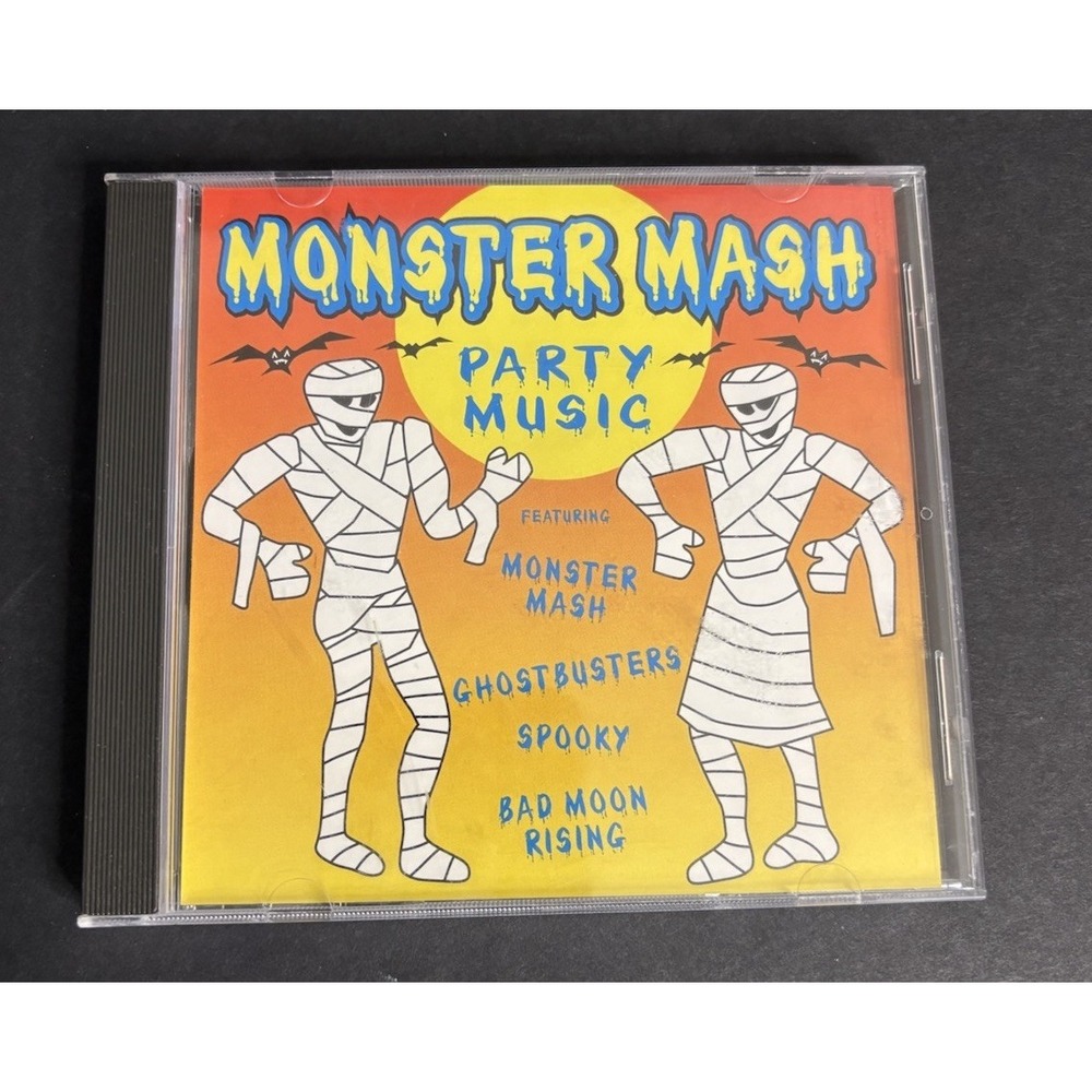 Monster Mash Party Music CD 1998 Halloween Ghostbusters Spooky Batdance